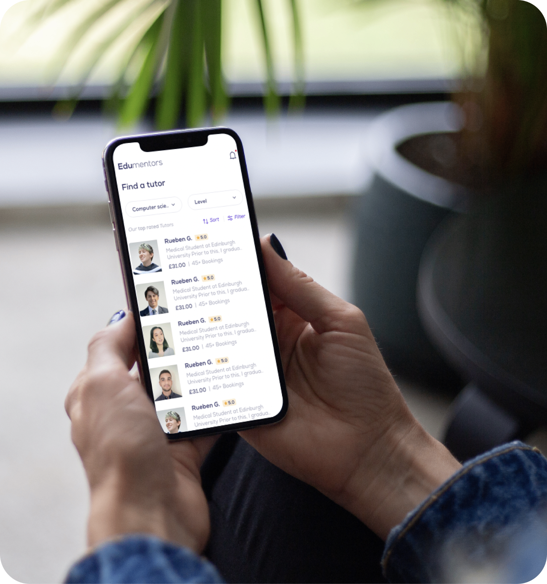 Edumentors app — find a tutor